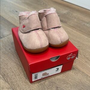 See Kai Run Pink Baby Walker Shoes Velcro Closure